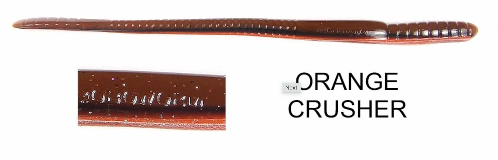 7 Inch Straight Tail Worm - Image 13