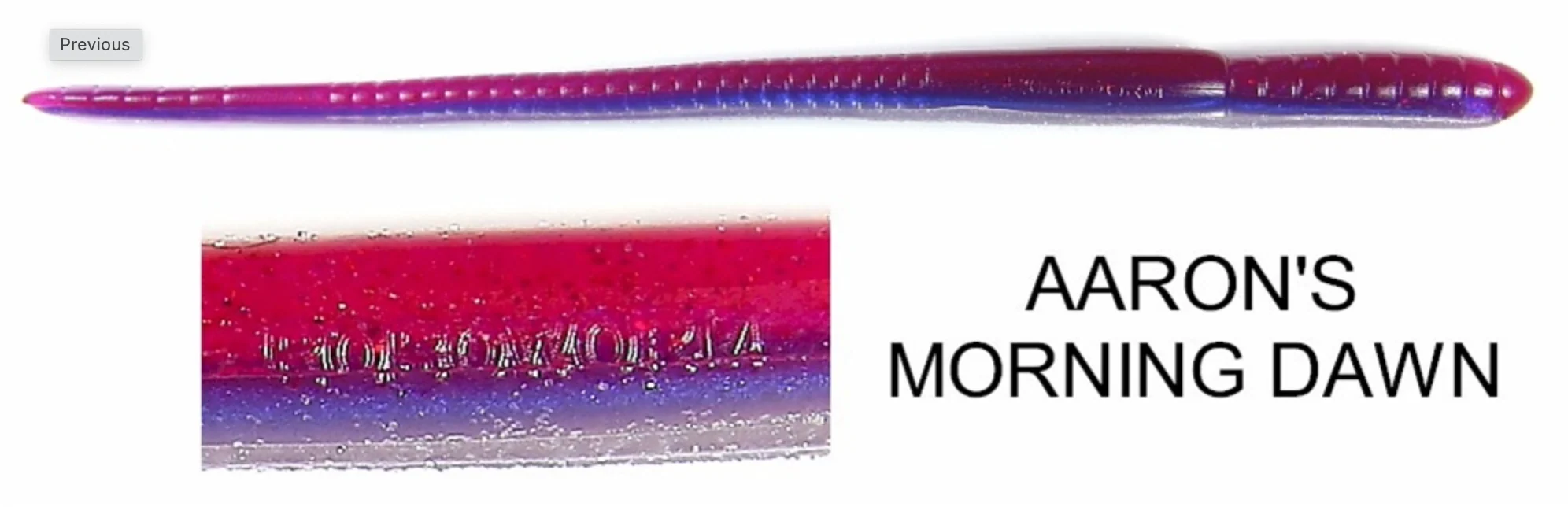 7 Inch Straight Tail Worm - Image 3