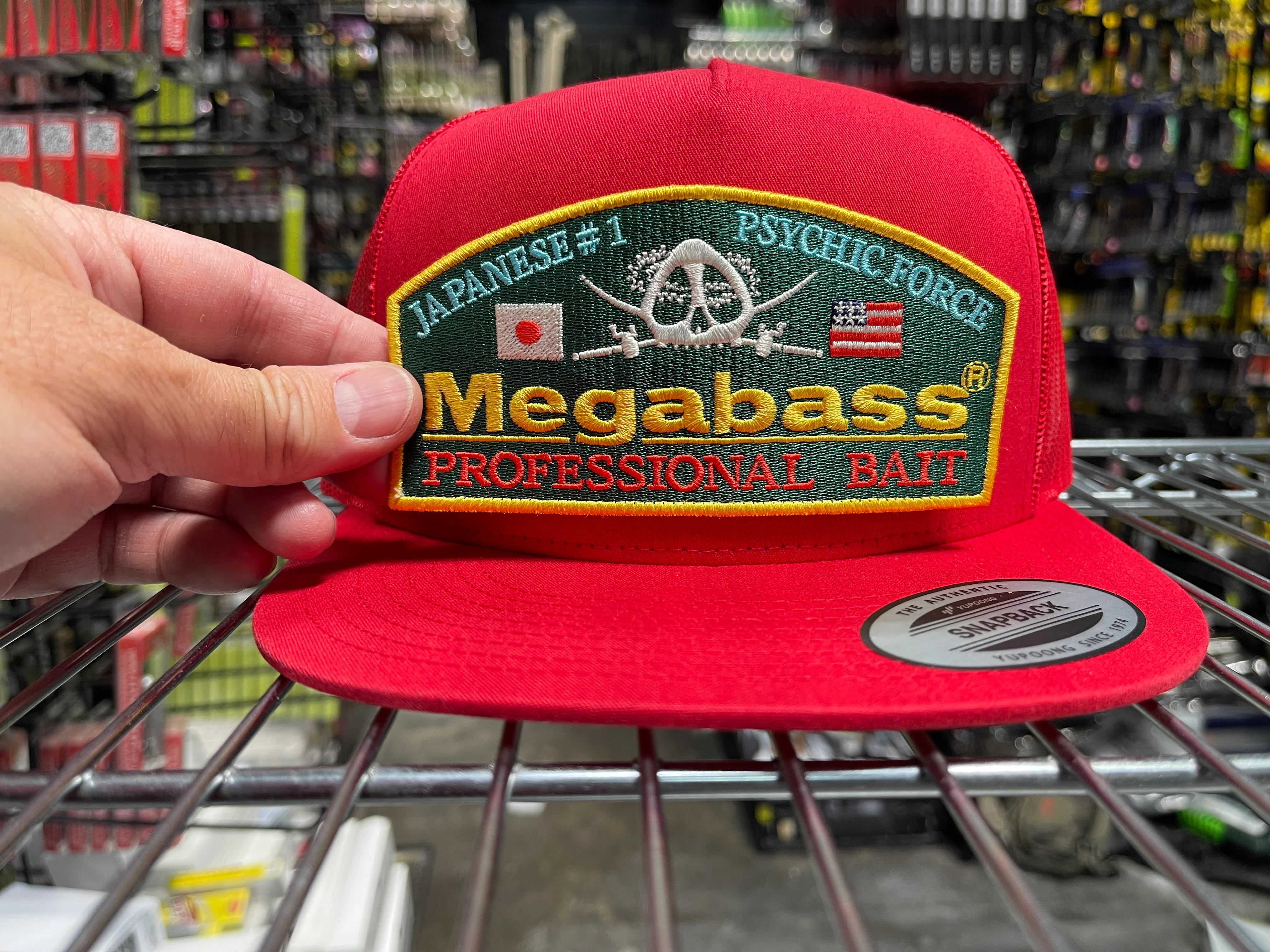 Build Your Own Red Psychic Trucker Hat