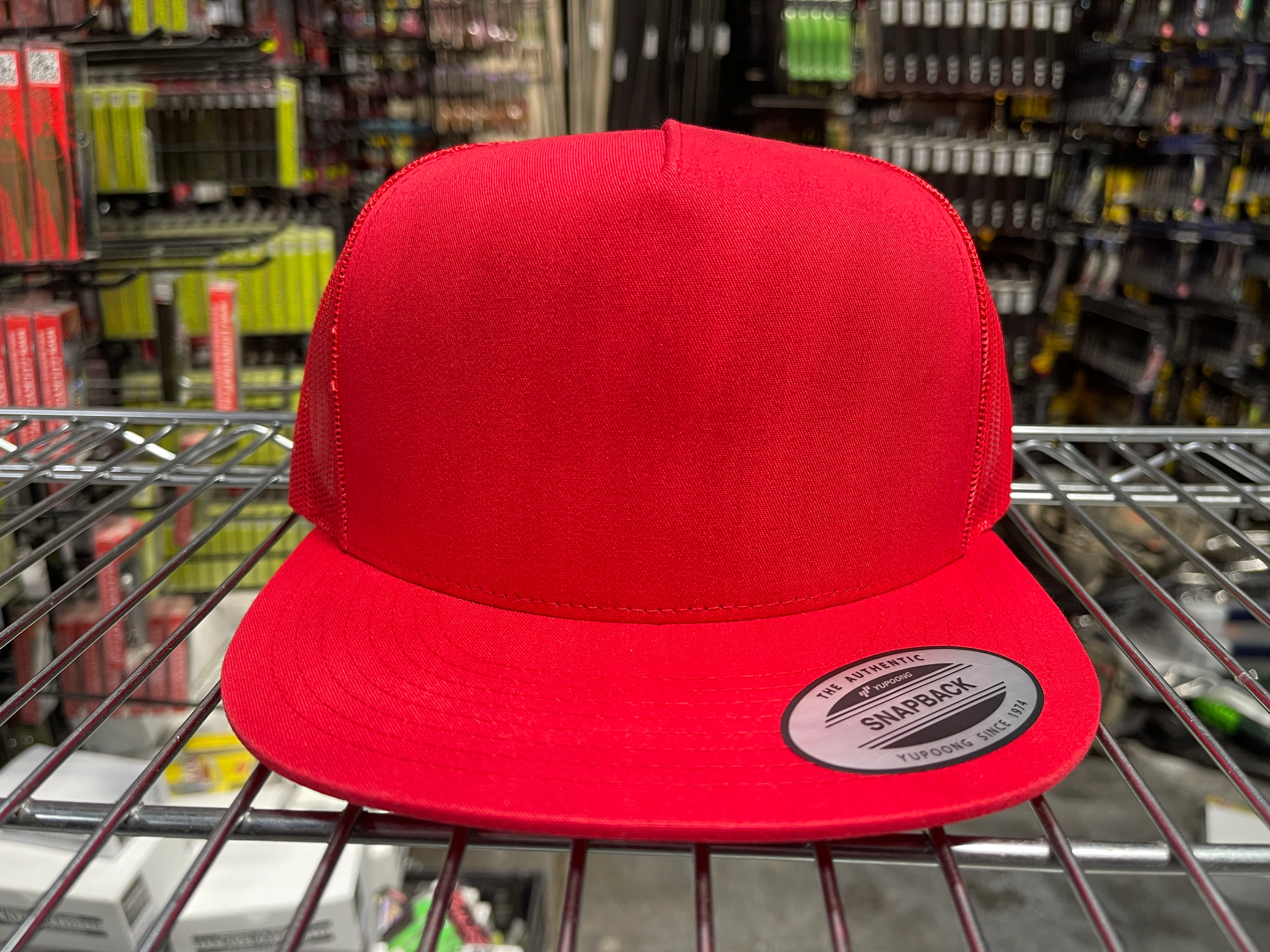 Build Your Own Red Psychic Trucker Hat - Image 4