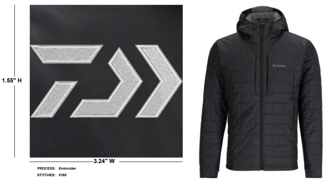 Daiwa x THUT Promotional Fall Run Hybrid Hoody - Image 2