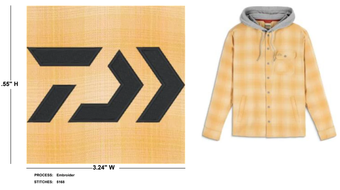Daiwa x THUT Promotional Santee Flannel Hoody