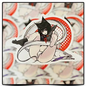Fish Art Sticker - Image 15