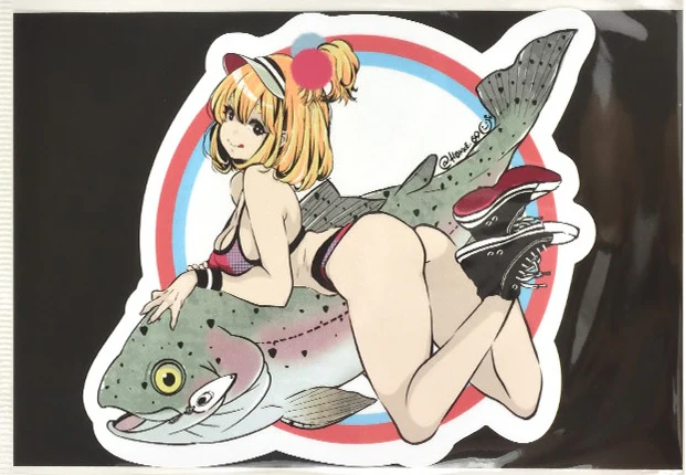 Fish Art Sticker - Image 4