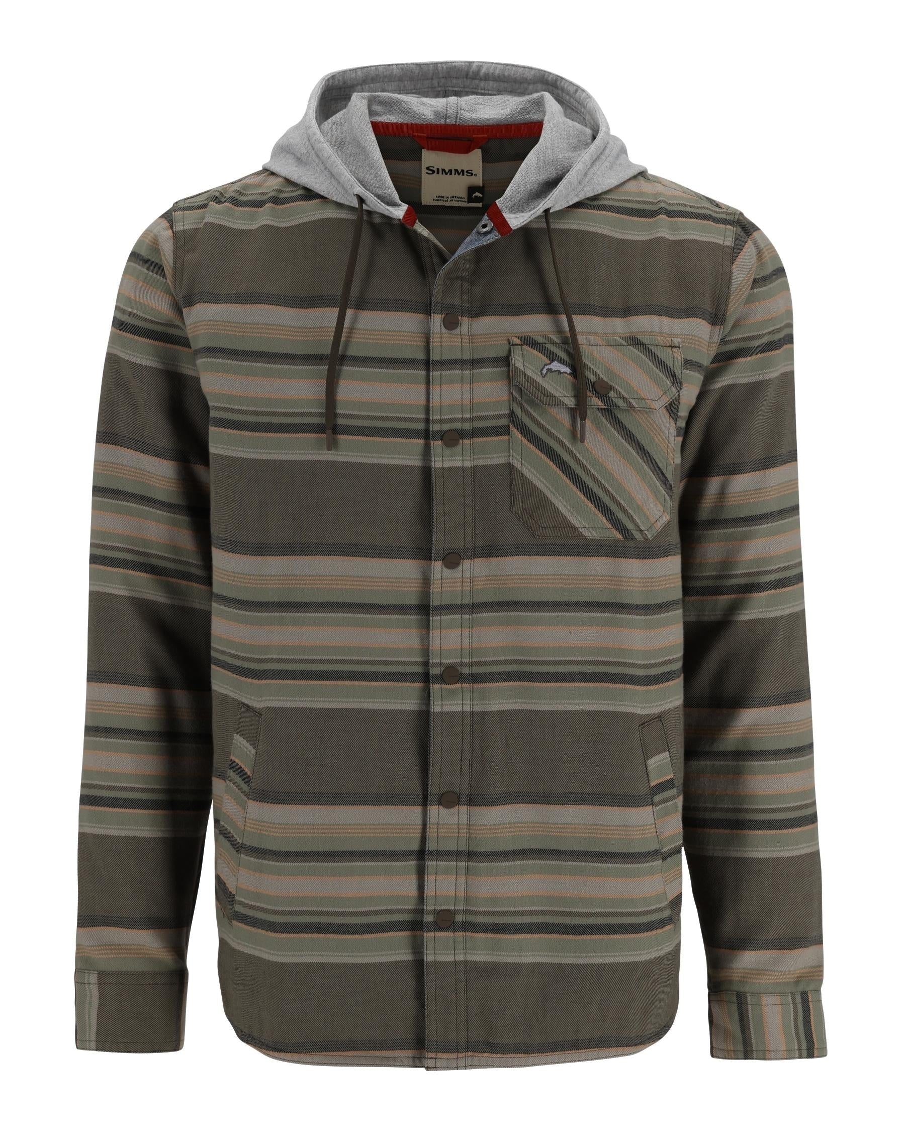 Santee Flannel Hoody with Logo - Image 2