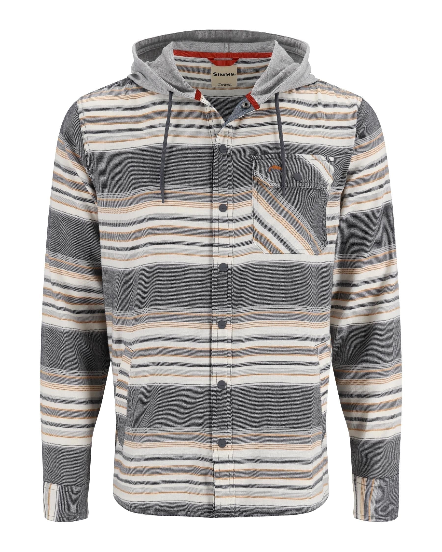 Santee Flannel Hoody with Logo - Image 3